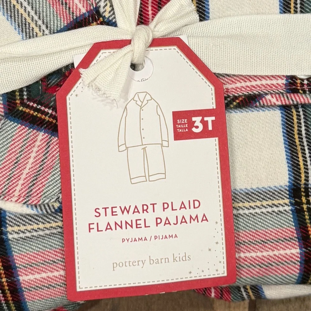 Stewart Plaid Flannel Pajama Set - PBK